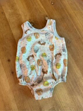 Star Wars Light Gray Baby One-Piece Bodysuit